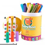 Jar Melo Baby Roo Washable Markers Set; Non-Toxic; 24 Colors; Art Tools  B01MUBAZ09